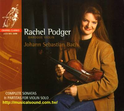拉克兒 小提琴優美拉奏Ⅰ& ⅡRachel podger / Johann Sebastian Bach--樂音唱片行